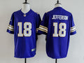 Men's Minnesota Vikings Justin Jefferson  Jersey -  Retro Purple