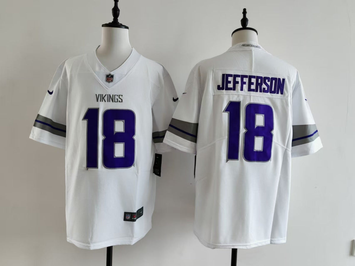 Men's Minnesota Vikings Justin Jefferson  Jersey -  White