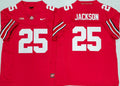 Men's Ohio State Buckeyes Bo Jackson Red Player Game Jersey