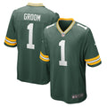 Number 1 Groom Green Bay Packers  Game Jersey - Green