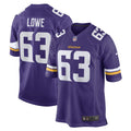 Vederian Lowe Minnesota Vikings  Game   Jersey - Purple