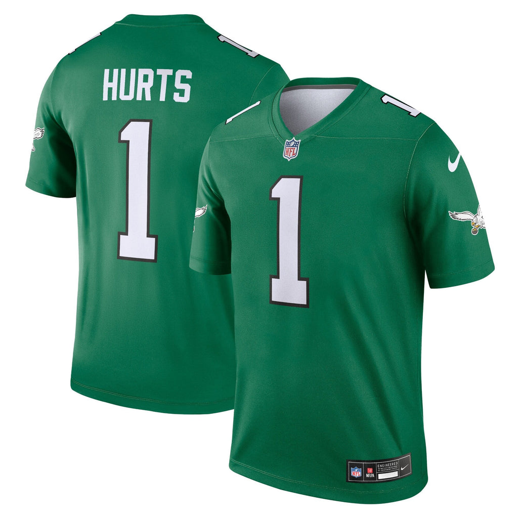 Jalen Hurts Philadelphia Eagles  Alternate Legend   Jersey - Kelly Green