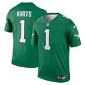 Jalen Hurts Philadelphia Eagles  Alternate Legend   Jersey - Kelly Green