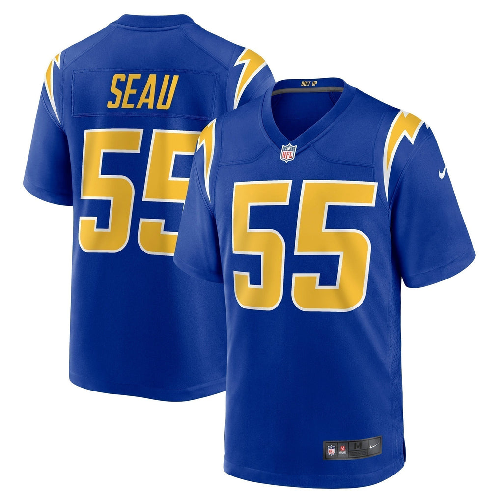 Junior Seau Los Angeles Chargers  Retired   Alternate Game Jersey - Royal