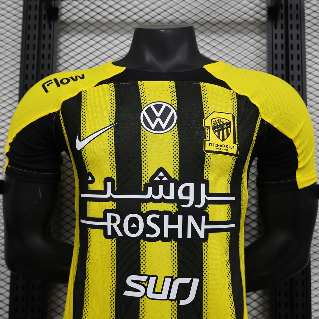 2026 Jeddah Union Yellow Home Player Version Jersey