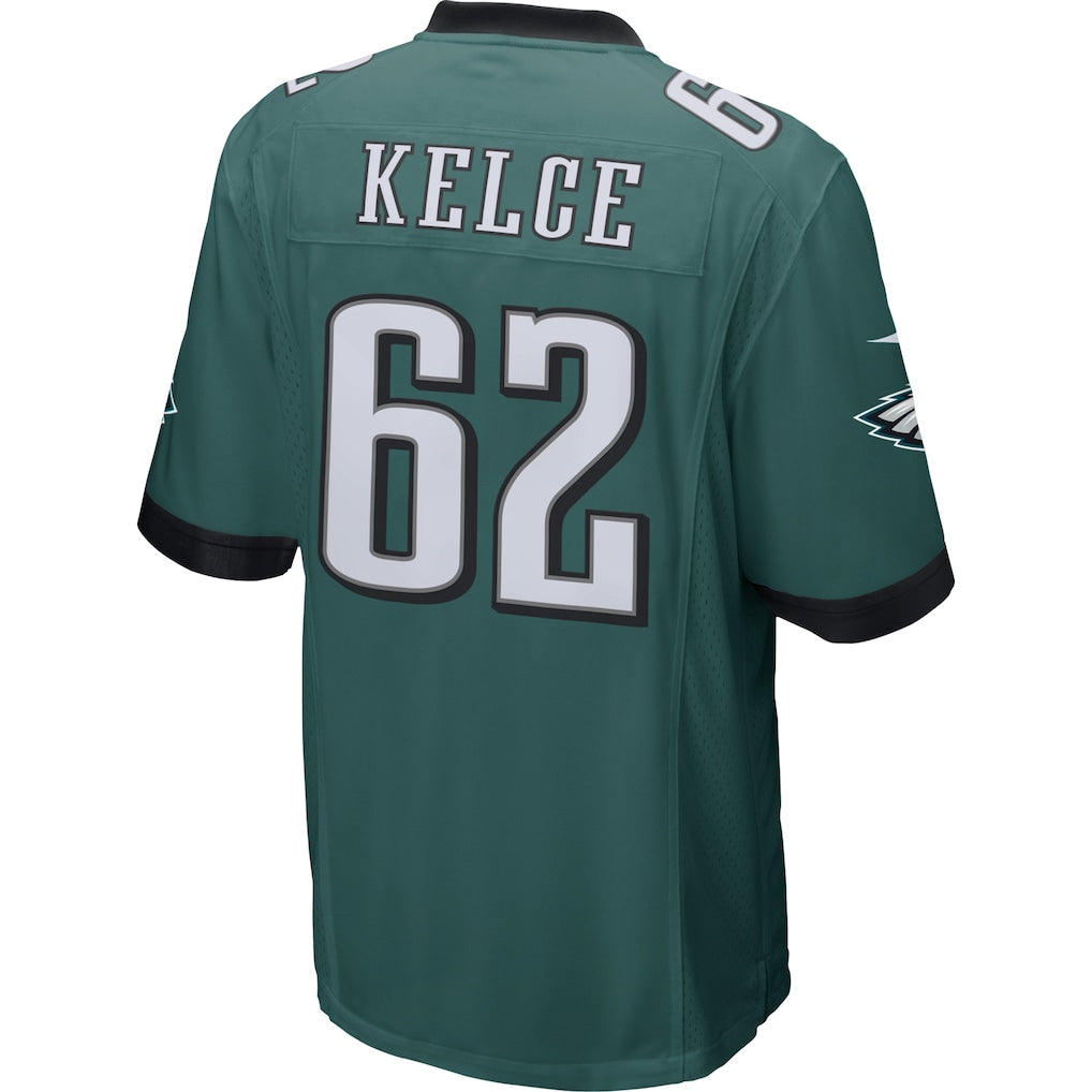 P.Eagles #62 Jason Kelce Midnight Green Game Jersey