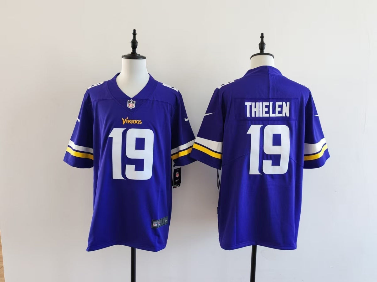 Men's Minnesota Vikings Adam Thielen  Jersey -  Purple#19