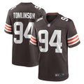 Dalvin Tomlinson Cleveland Browns  Game   Jersey - Brown