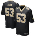 Zack Baun New Orleans Saints  Game   Jersey - Black