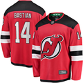 Men's New Jersey1 Devils Nate Bastian #14 Red Player Game Jersey1
