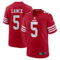 Trey Lance San Francisco 49ers  Game   Jersey - Scarlet