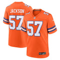Tom Jackson Denver Broncos  Mile High Collection 1977 Throwback Retired   Game Jersey - Orange
