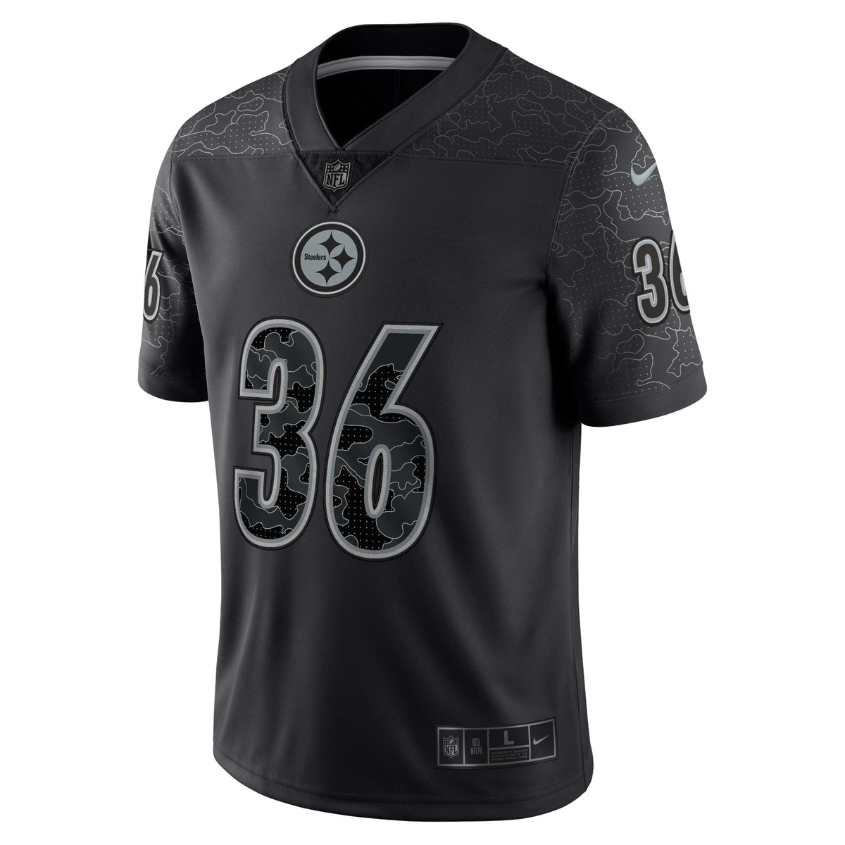 Jerome Bettis Pittsburgh Steelers  Retired   RFLCTV Limited Jersey - Black