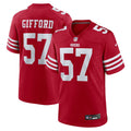 San Francisco 49ers Luke Gifford Scarlet Team Game Jersey