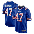 Buffalo Bills Christian Benford Royal Game Jersey