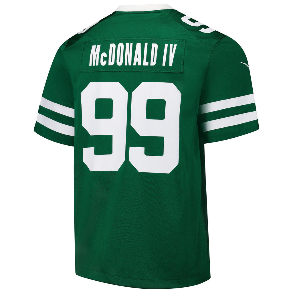 Will McDonald IV New York Jets  Team Game Jersey - Legacy Green