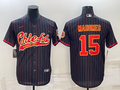 Men's Kansas City Chiefs Patrick Mahomes Black Team Game Jersey Joint Edition