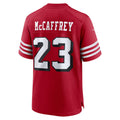 SF.49ers #23 Christian McCaffrey Scarlet Alternate Game Player Jersey