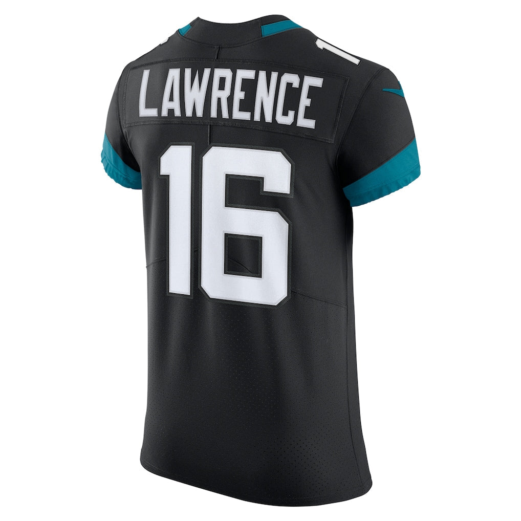 J.Jaguars #16 Trevor Lawrence Black Vapor Elite Jersey