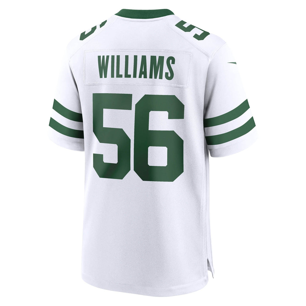 Quincy Williams New York Jets  Game Jersey - Legacy White