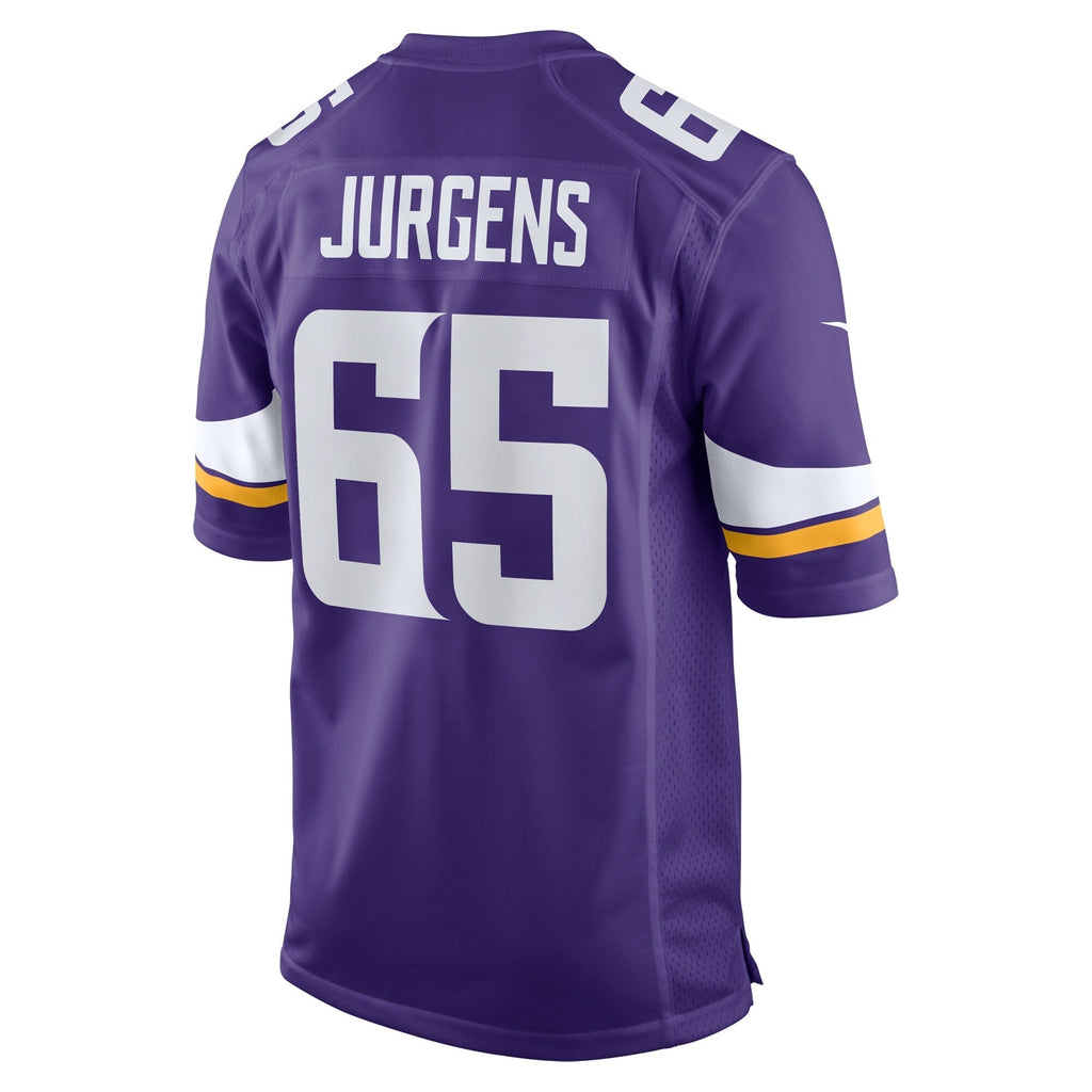 Michael Jurgens Minnesota Vikings  Game Jersey -  Purple