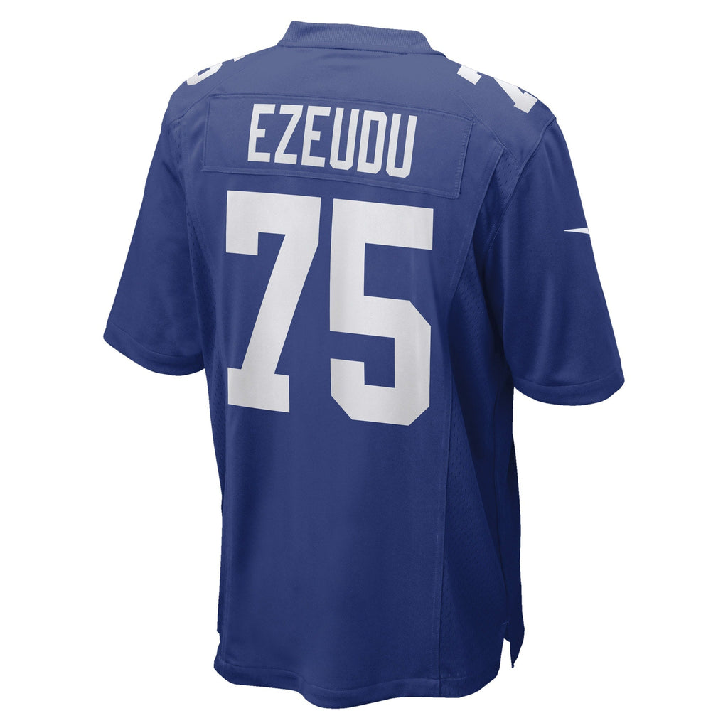 Joshua Ezeudu New York Giants  Game   Jersey - Royal