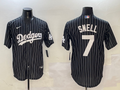 Men's Los Angeles Dodgers Blake Snell Black Alternate Limited Player Jersey