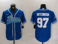 Men's Detroit Lions Aidan Hutchinson Blue Game Player Jersey