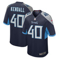 Anthony Kendall Tennessee Titans  Team Game Jersey -  Navy