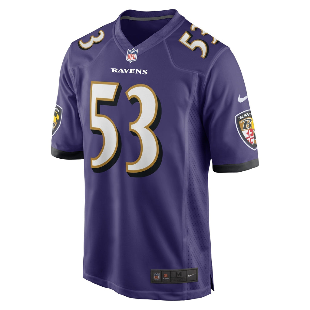 Del'Shawn Phillips Baltimore Ravens  Game   Jersey - Purple
