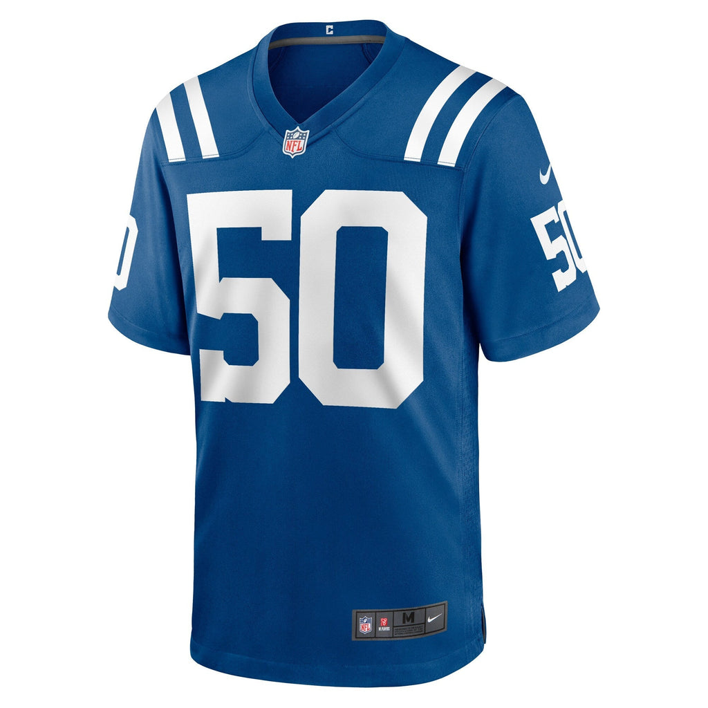 Segun Olubi Indianapolis Colts  Game   Jersey - Royal