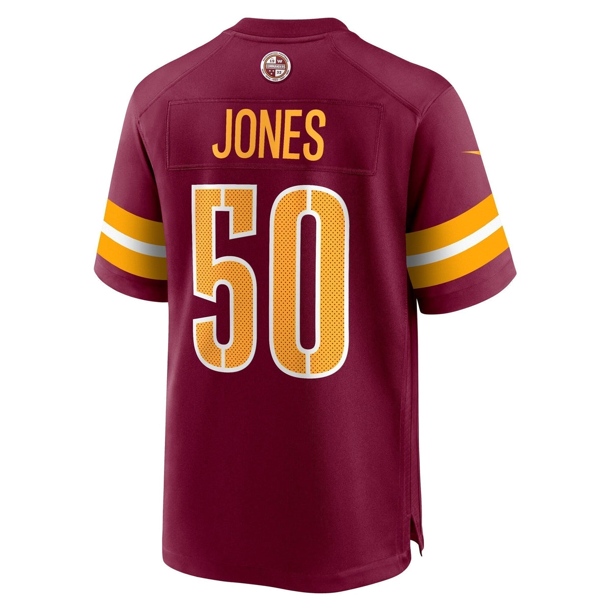 Andre Jones Jr. Washington Commanders  Team Game Jersey -  Burgundy