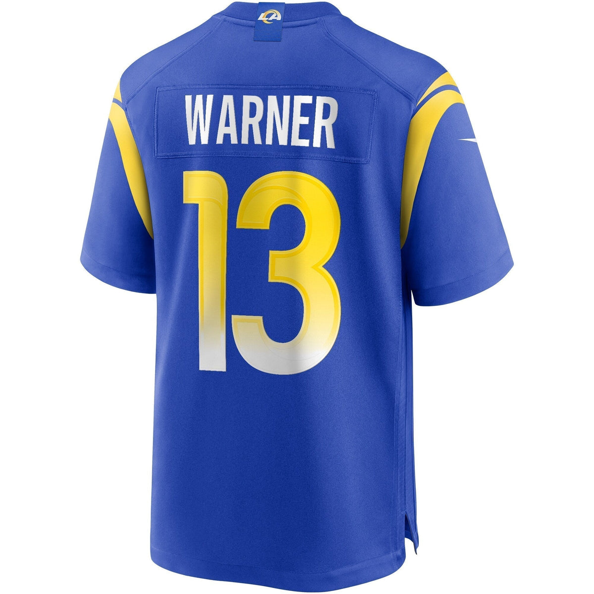 Kurt Warner Los Angeles Rams  Game Retired   Jersey - Royal