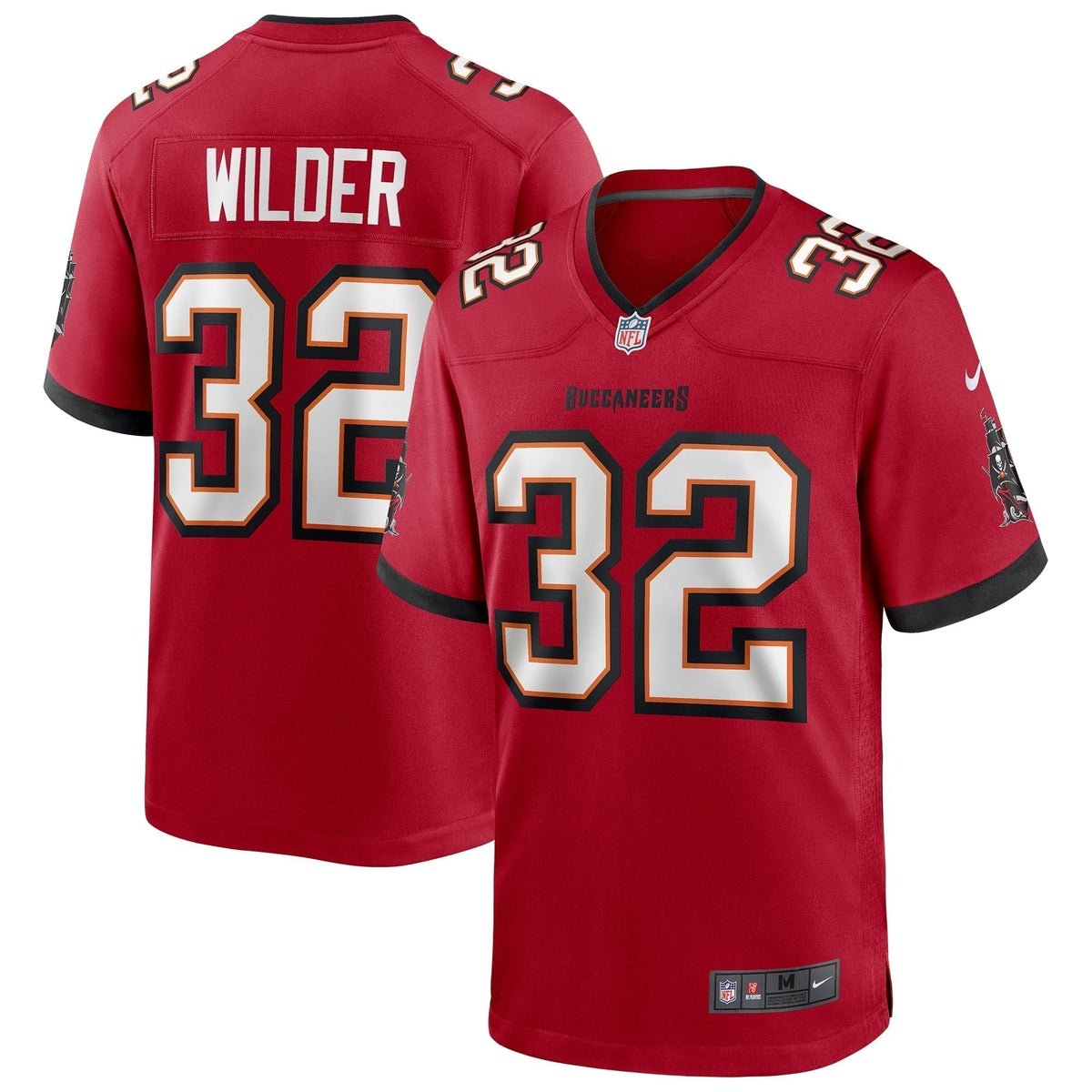 James Wilder Tampa Bay Buccaneers  Game Retired Jersey - Red