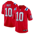 Drake Maye New England Patriots     Game Jersey - Red