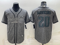 Men's Philadelphia Eagles Brian Dawkins Gray Player Jersey Joint Edition