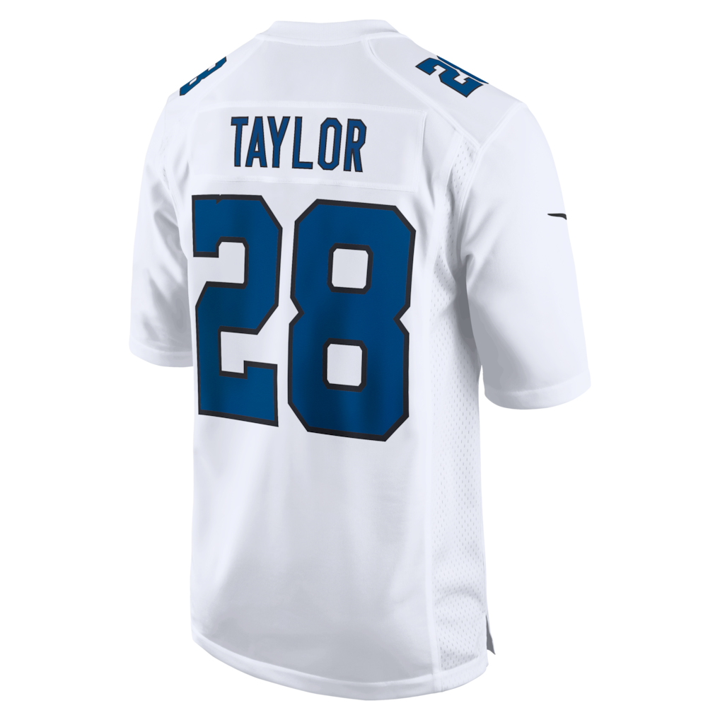 IN.Colts #28 Jonathan Taylor Tundra White Fashion Game Jersey