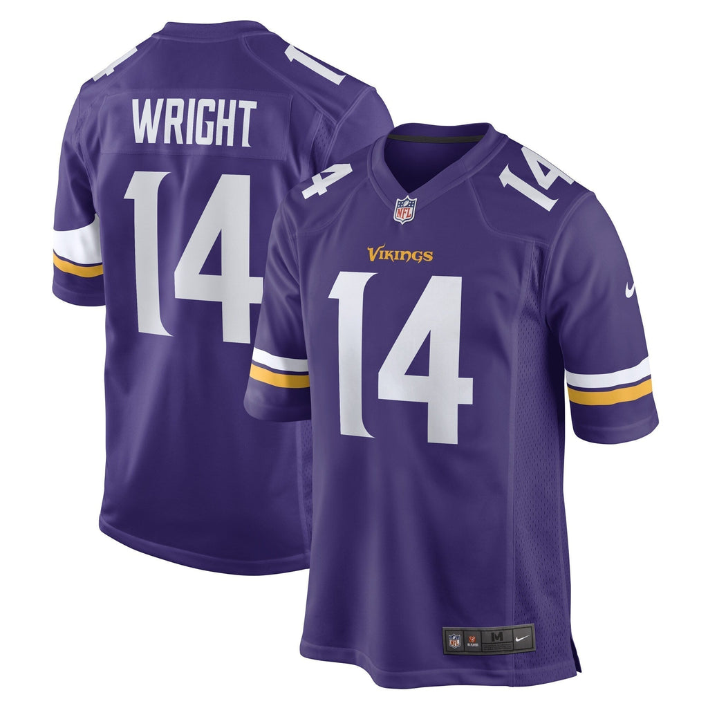 Ryan Wright Minnesota Vikings  Game   Jersey - Purple