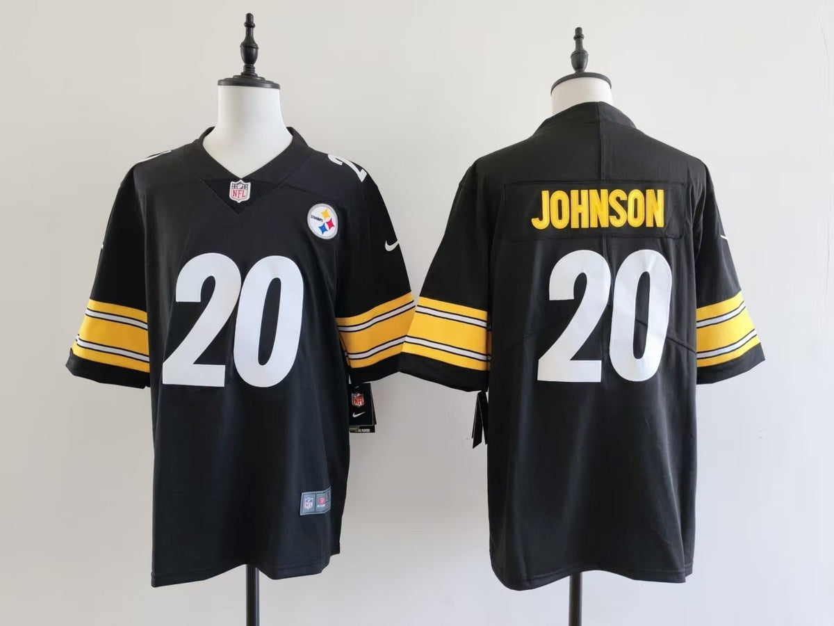 Men's Pittsburgh Steelers Kaleb Johnson  Jersey -  Black