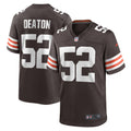 Dawson Deaton Cleveland Browns  Game   Jersey - Brown