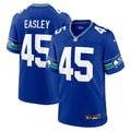 Kenny Easley Seattle Seahawks  Throwback Retired   Game Jersey - Royal