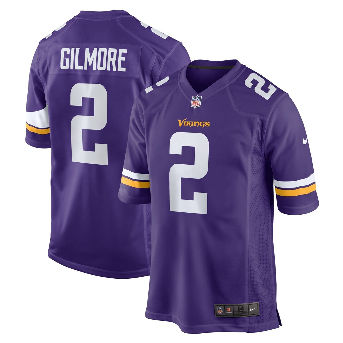 Stephon Gilmore Minnesota Vikings   Game Jersey -  Purple