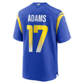 LA.Rams #17 Davante Adams Royal Game Player Jersey