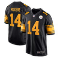 Pittsburgh Steelers George Pickens #14  Black Color Rush NFL Game Jersey
