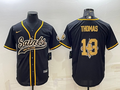 Men's New Orleans Saints Michael Thomas #13 Black Player Jersey1 Joint Edition
