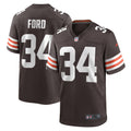 Jerome Ford Cleveland Browns  Game   Jersey - Brown