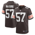 Cleveland Browns Isaiah McGuire Brown Team Game Jersey