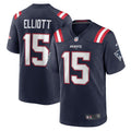 Ezekiel Elliott New England Patriots  Game   Jersey - Navy