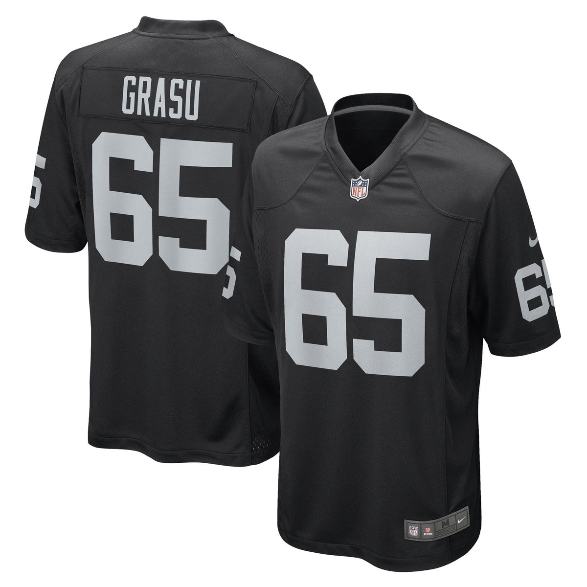 Hroniss Grasu Las Vegas Raiders  Game   Jersey - Black