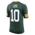 Green Bay Packers Jordan Love Green Team Vapor Untouchable Limited Jersey